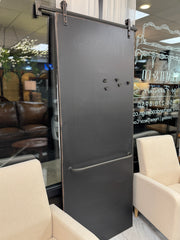 Austin’s iron chalkboard door